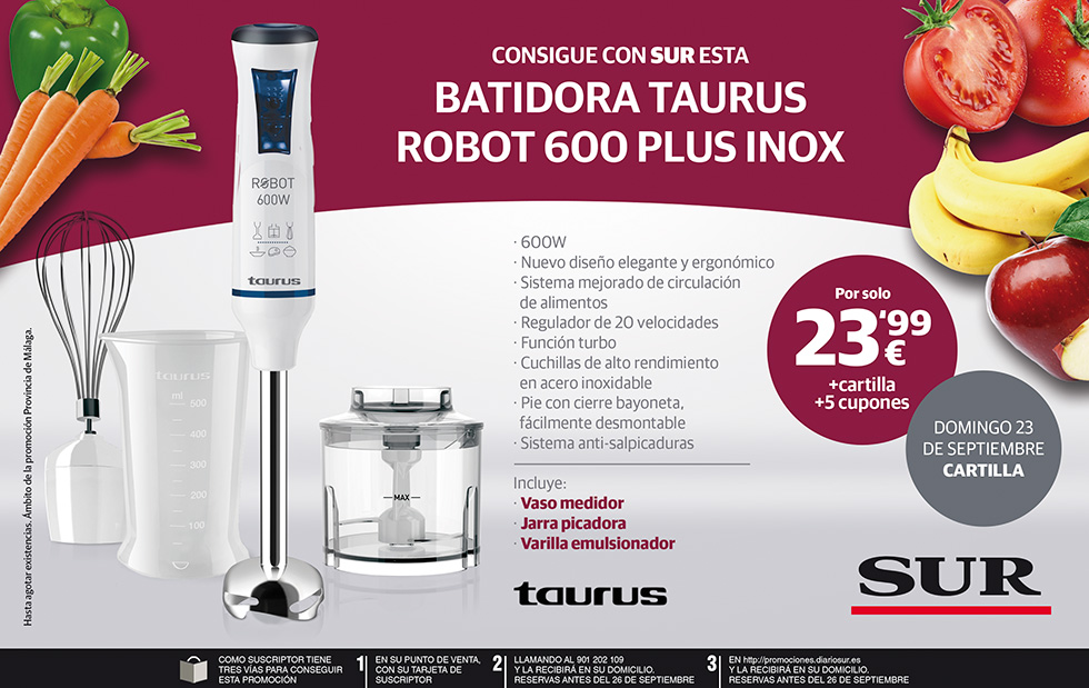 Batidora Taurus ROBOT600PLUS