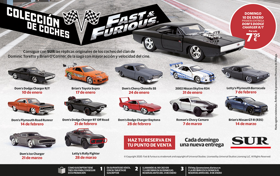 Fast and Furious: los coches favoritos del reparto